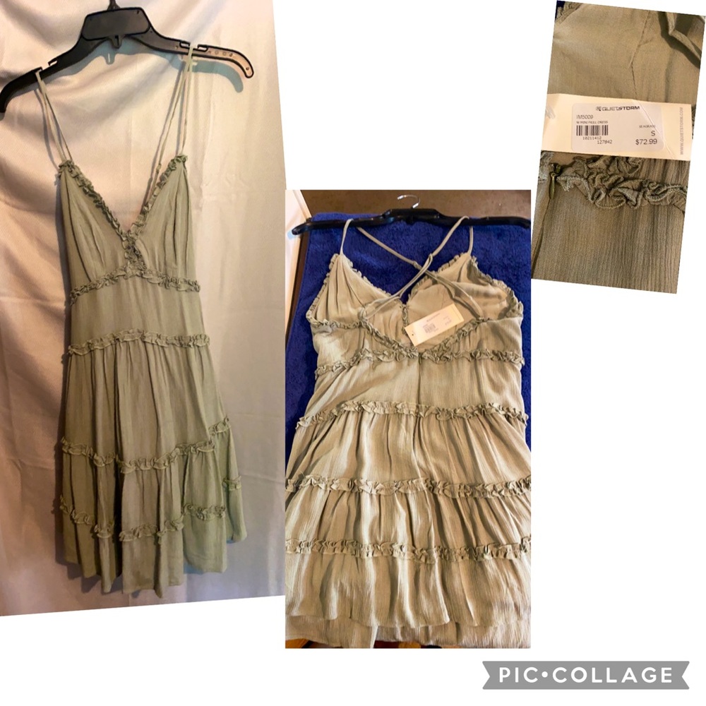Olive green dress size small
